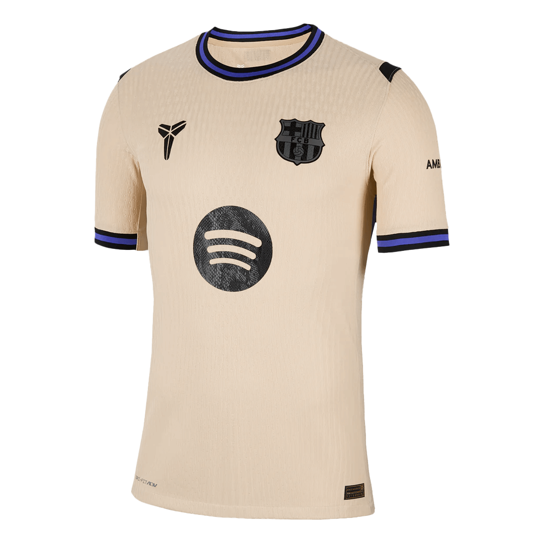 ROONY #19 Barcelona Uit Spelersversie Voetbalshirt 2025/26 - UCL - Slim Fit - achterkant