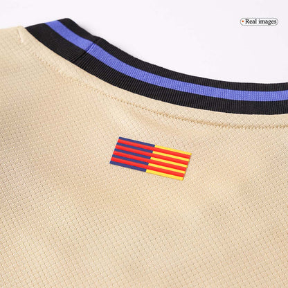 LAMINE YAMAL #10 Heren Barcelona Uit Voetbalshirt 2025/26 - UCL - detail