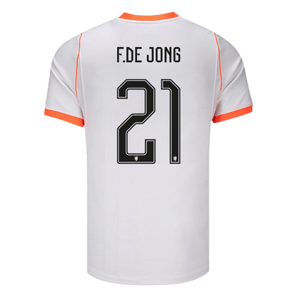 F.DE JONG #21 Heren Nederland uitshirt WK Voetbal 2026