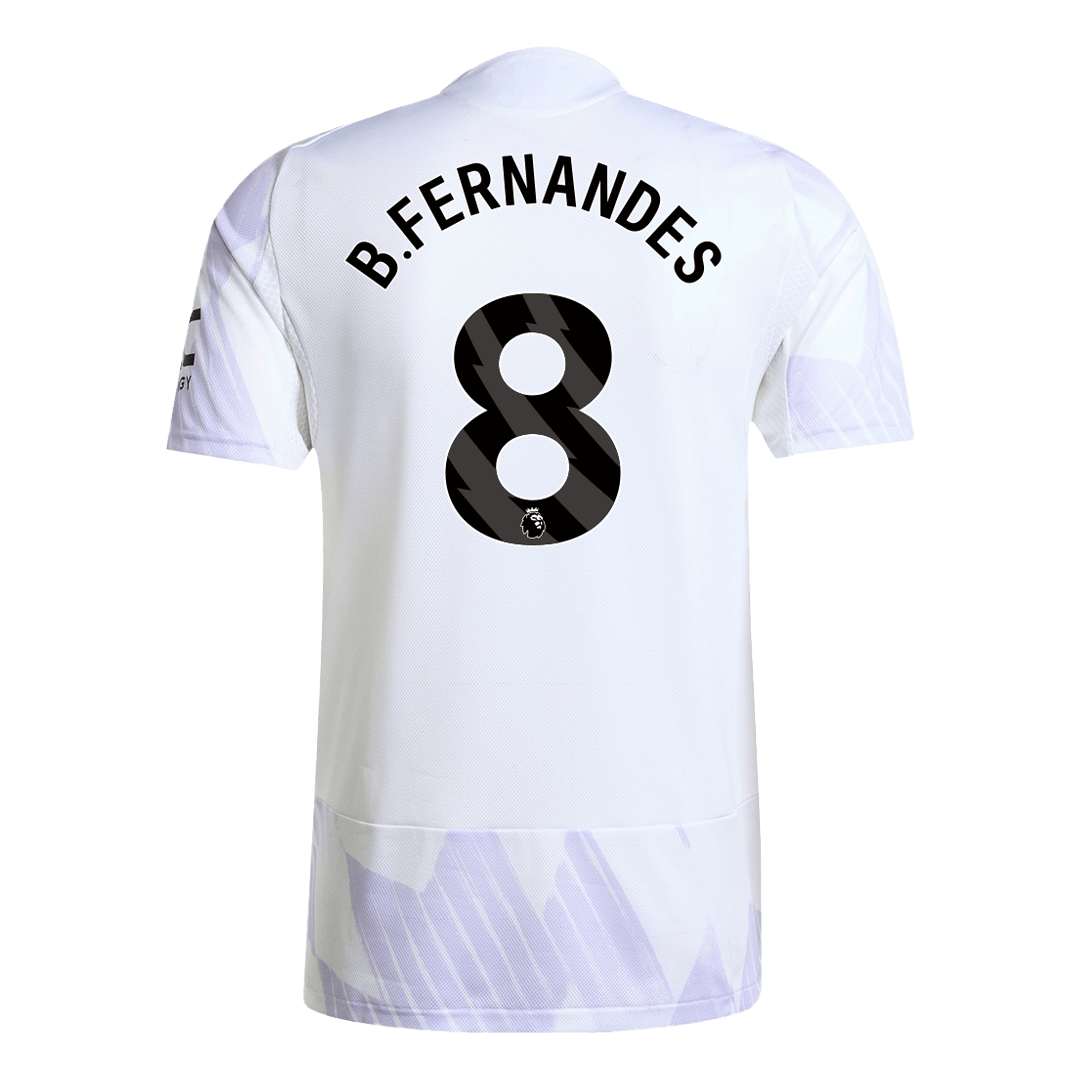 B.FERNANDES #8 Manchester United Uit Spelersversie Voetbalshirt 2025/26 - Slim Fit - detail