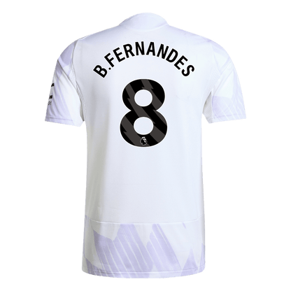 B.FERNANDES #8 Manchester United Uit Spelersversie Voetbalshirt 2025/26 - Slim Fit - detail