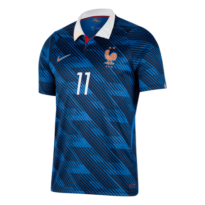 OLISE #11 Heren Frankrijk Thuis Voetbalshirt WK Voetbal 2026 - zijkant