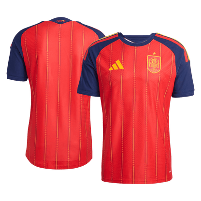 Spanje Thuis Spelersversie Voetbalshirt 2026 - Slim Fit - detail