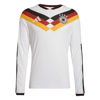 Duitsland Thuis Spelersversie Lange Mouwen Voetbalshirt 2026 - Slim Fit
