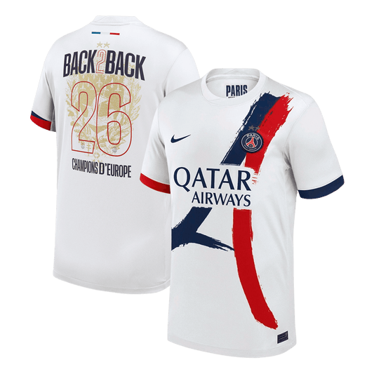 Champions of Europe #26 Heren PSG uitshirt 2024/26
