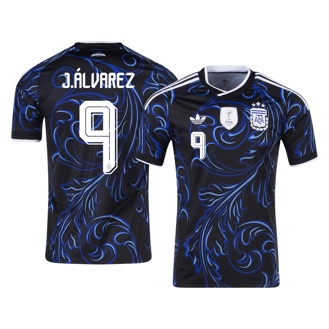 J. ÁLVAREZ #9 Heren Argentinië uitshirt WK Voetbal 2026