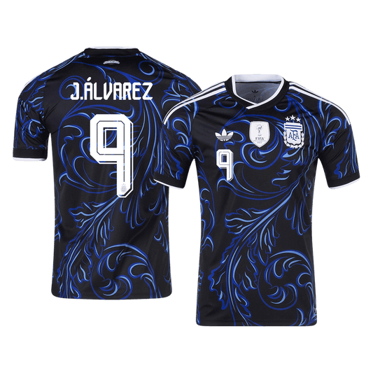 J. ÁLVAREZ #9 Heren Argentinië uitshirt WK Voetbal 2026