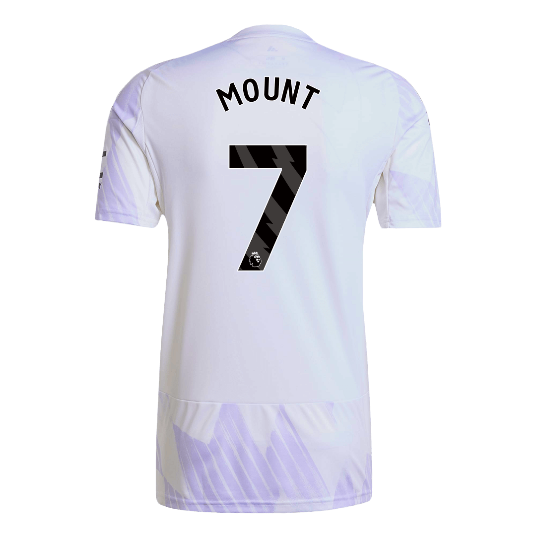 MOUNT #7 Heren Manchester United Uit Voetbalshirt 2025/26 - detail