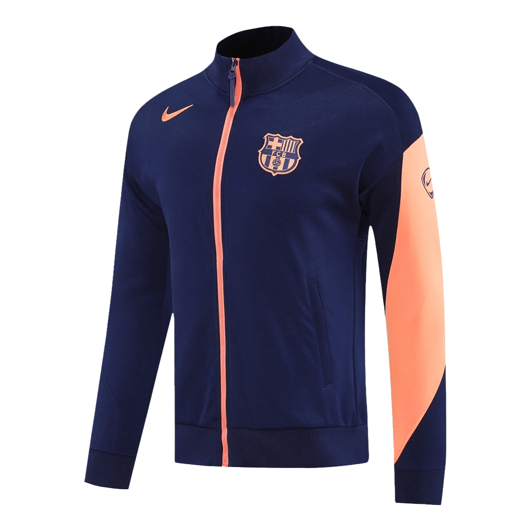Barcelona Trainingsjack 2025/26 Navy&Orange - extra