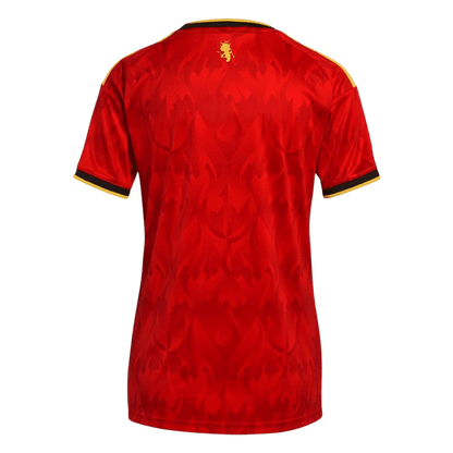 Dames België Thuis Voetbalshirt WK Voetbal 2026 - detail