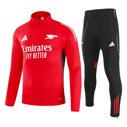 Arsenal Joggingpak met rit Set(top+broek) 2025/26 Red football shirt