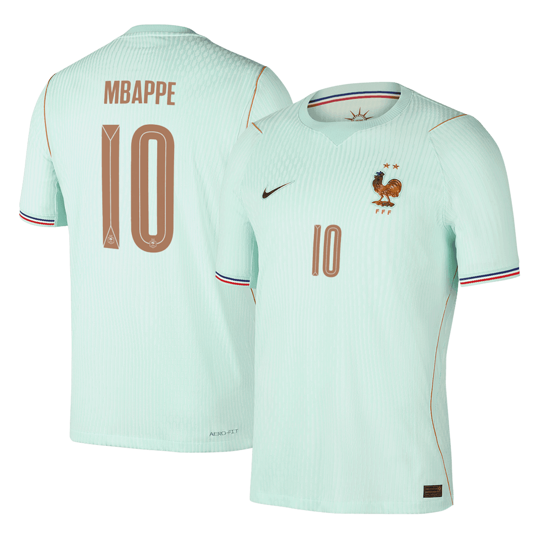 MBAPPE #10 Frankrijk Uit Spelersversie Voetbalshirt WK Voetbal 2026 - Slim Fit - voorkant