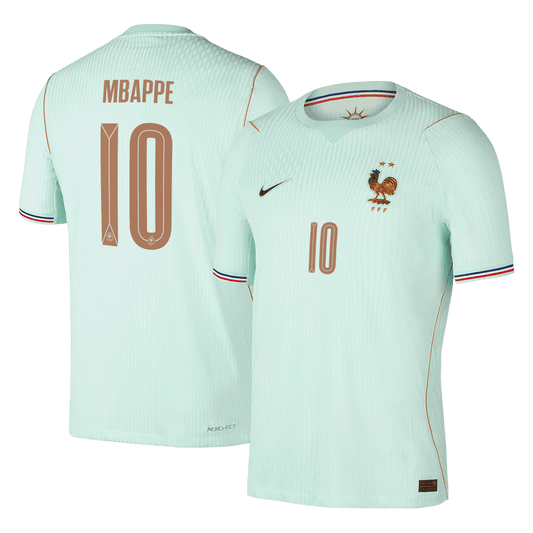 MBAPPE #10 Frankrijk Uit Spelersversie Voetbalshirt WK Voetbal 2026 - Slim Fit - voorkant