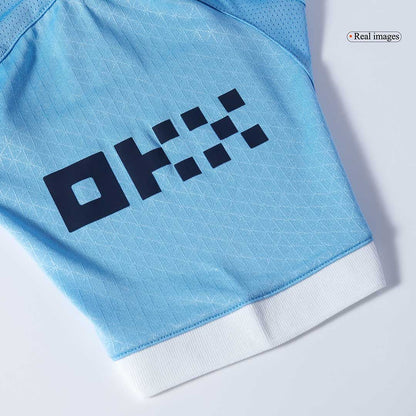 HAALAND #9 Manchester City Thuis Spelersversie Voetbalshirt 2025/26 - Club World Cup - Slim Fit - achterkant